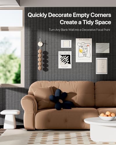 Acoustic Panels 12 Pack Square Soundproof Wall Panels - Image 2
