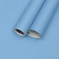 Ismoon 15.7"X118"Blue Contact Paper Matte Blue Wallpaper Peel and Stick by Ismoon