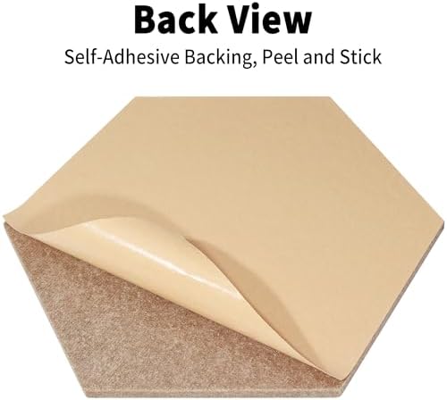Hexagon Cork Boards for Walls Self Adhesive, 10 Pack 12 x 10 inch - Image 4