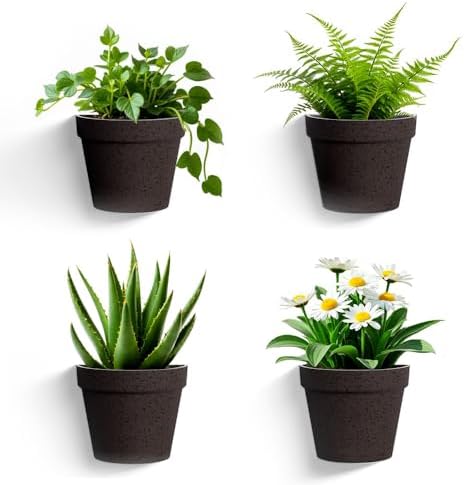 Asnext 2 Pack Indoor Wall Planter, 7.5 Inch Wall Planter Pot - Image 7