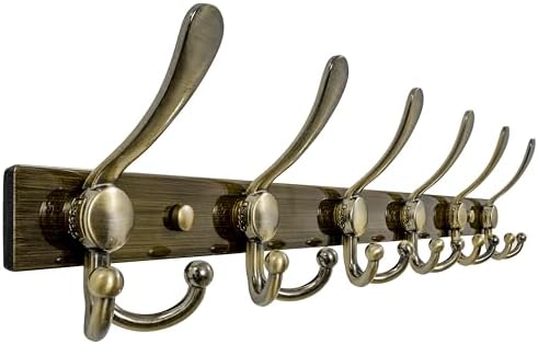Dseap Coat Rack Wall Mount 24 Inch, Heavy Duty 12-Gauge Base vs Flimsy 1mm by Dseap