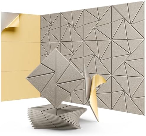 12 Pack Acoustic Panels, Sound Proof Foam Panels by LEIYER