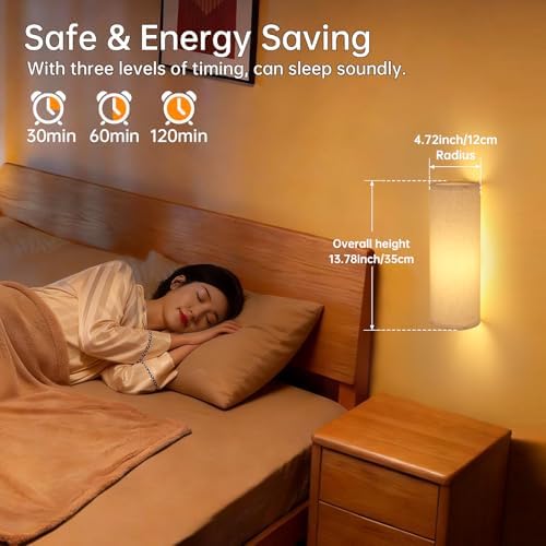 Shenmoyl Adhesive Battery Operated Wall Sconce Set of 2, 6000 mAh Battery - Image 7