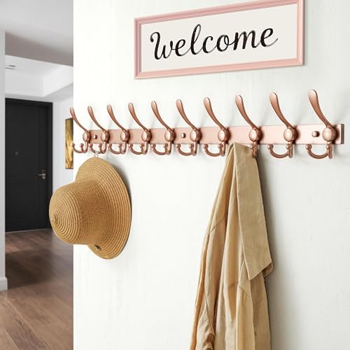 Dseap Coat Rack Wall Mount 37 Inch, Heavy Duty 12-Gauge Base vs Flimsy 1mm - Image 4