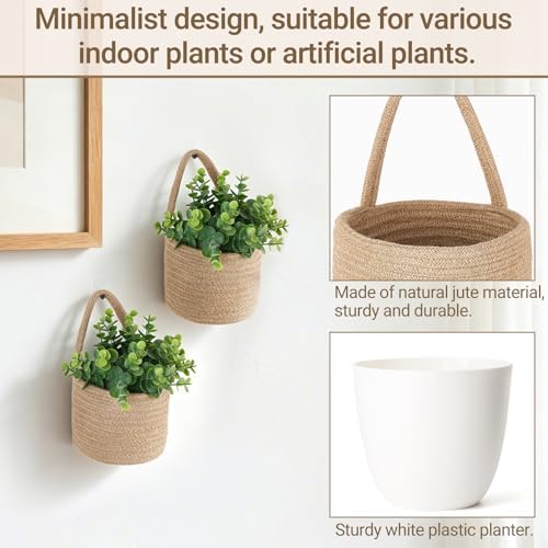 Dahey 2 Pcs Woven Wall Baskets - Image 4