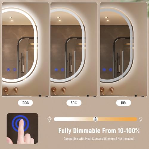 24"x32" LED Bathroom Mirrors - Image 3