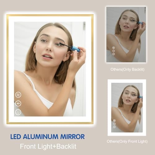 24x32 Inch LED Bathroom Mirror - Image 5