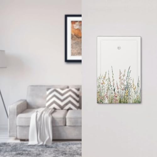 Light Switch Cover Plate Boho Wildflower Green Leaves Rustic Floral Botanical 1 - Image 7