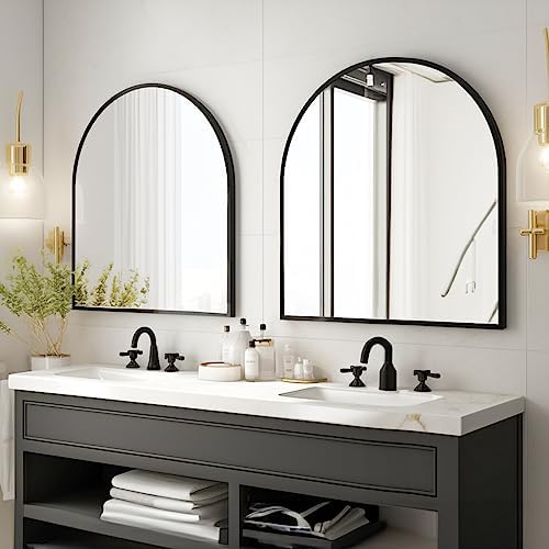 XRAMFY Arched Bathroom Mirror 32" x 34" - Image 2