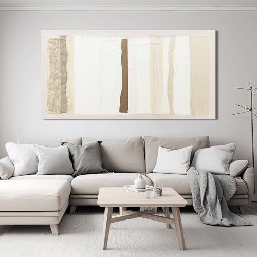 Neutral Wall Art Brown And White Wall Art Decor Artwork - Image 2