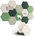 Fluxynara Extra Large 12-Pack Felt Bulletin Board Tiles by FLUXYNARA