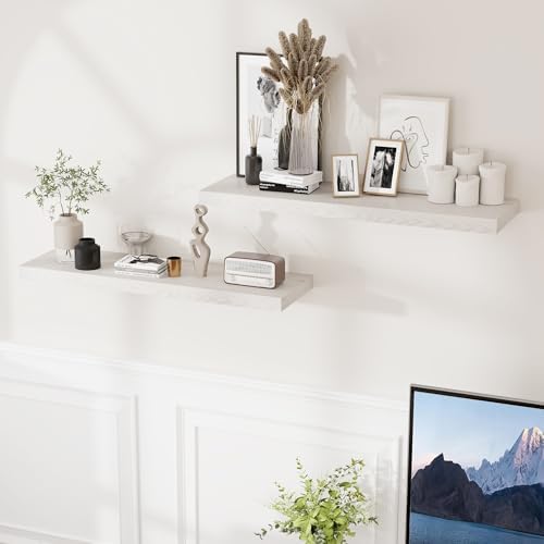 36 Inch Long Floating Shelves for Wall, 9.3 Inch Deep Floating Shelf - Image 2