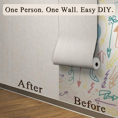 Beige Travertine Peel and Stick Wallpaper, 47.2 x 394 in - Image 4
