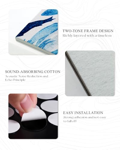 ARPEOTCY Fall Acoustic Art Wall Panels, Cottage landscape prints - Image 5