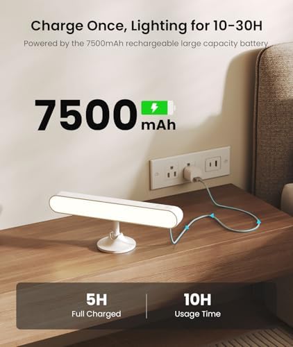 PopoIron 4 Pack Wall Sconces Rechargeable 7500mAh Battery Operated Wall Lights - Image 4