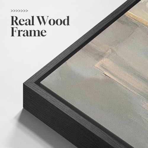 Framed Abstract Vertical Wall Art - Image 3