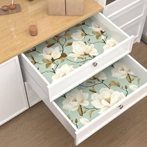 Laatse Vintage Blue Floral Bird Wallpaper Peel and Stick 17.5" × 118" - Image 6
