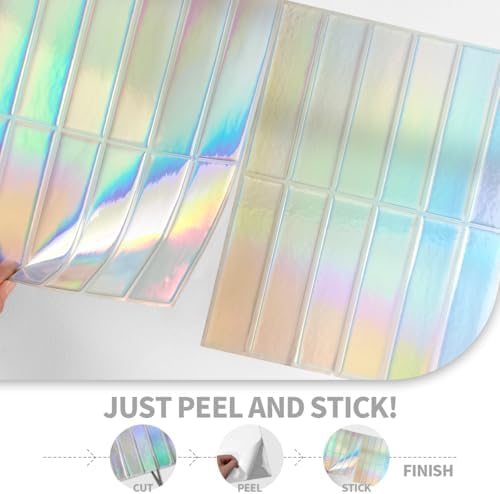 Peel and Stick Backsplash 3D Wall Tiles, Self-Adhesive, Oil Proof, Waterproof - Image 6