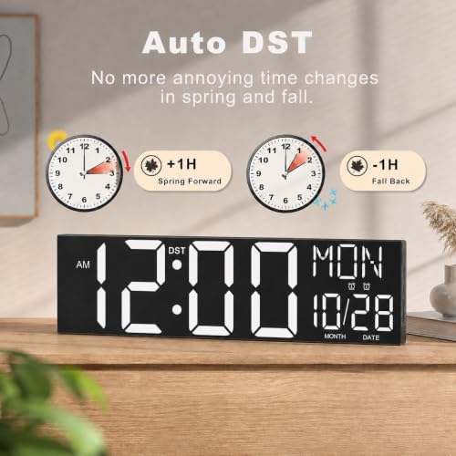 JALL 30" Giant Digital Wall Clock - Image 4