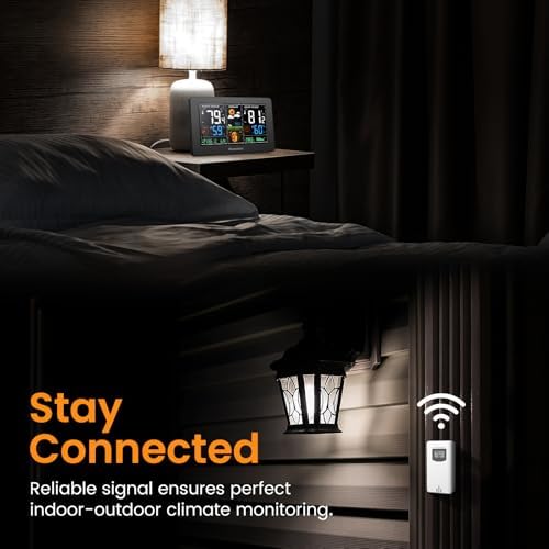 Newentor Weather Station Wireless Indoor Outdoor Thermometer - Image 4
