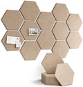 Fluxynara 12-Pack Hexagon Felt Bulletin Board Tiles by FLUXYNARA