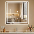 BEAUTYPEAK 30"x30" LED Bathroom Mirror by BEAUTYPEAK
