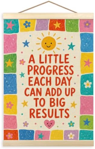 madalo Inspirational Mental Health Wall Art Poster Hanger Frame 12x16 Inch by Unknown