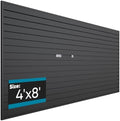 Brakki Slat Wall Paneling 4x8 Ft, Slatwall Garage Organizer Storage System by BRAKKI