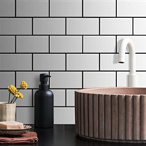 STICKGOO 10-Sheet Backsplash Peel and Stick Subway Tile, Self Adhesive Vinyl - Image 2