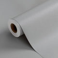 FUKU MON 23.6" X 393" Light Gray Wallpaper Peel and Stick Contact Paper Solid by MeetyourallDIYneeds