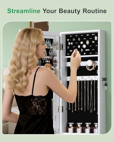 Nicetree Hanging Jewelry Cabinet, Jewelry Organizers and Storage - Image 5