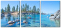 Pacimo Canvas Print Wall Art Set Vibrant Forest & Rocky Lake Landscape Nature by Pacimo