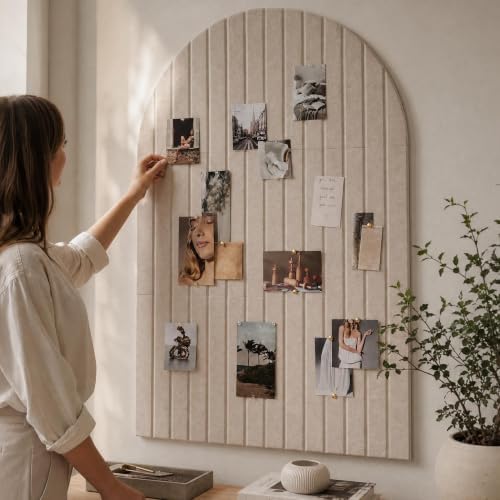 Large Arched Felt Bulletin Board by ZICOTO