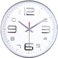 45MinST 10 Inch Wall Clocks, 3D Number Dial Face Modern Wall Clock, Silent by 45MinST