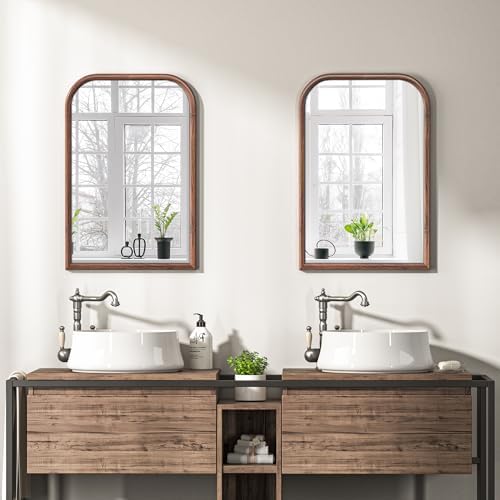 20"x30" Arch Wall Mirror for Wall, Wall Mounted Vanity Mirror for Bedroom - Image 2