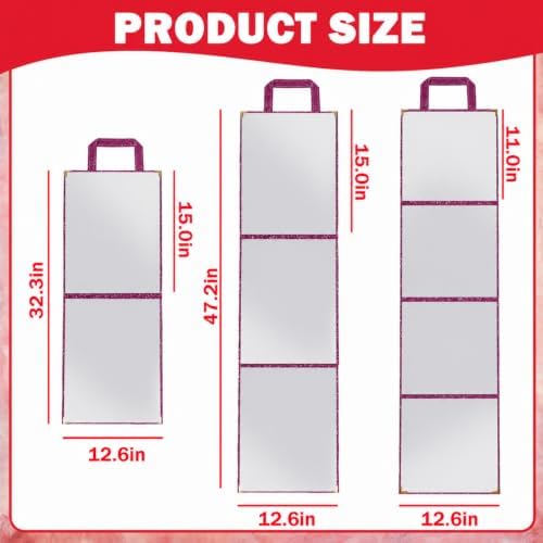 Foldable Acrylic Full Length Mirror - Image 3
