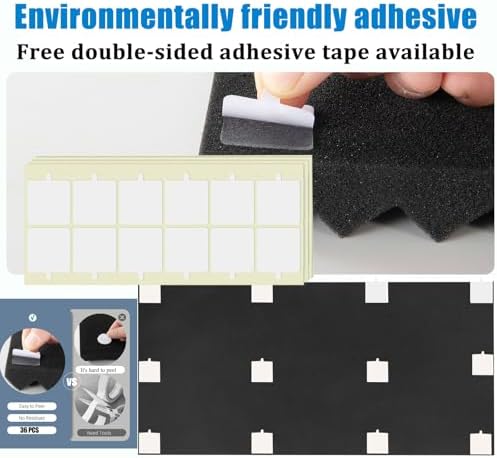 2 Pack Acoustic Foam Panels - Image 3