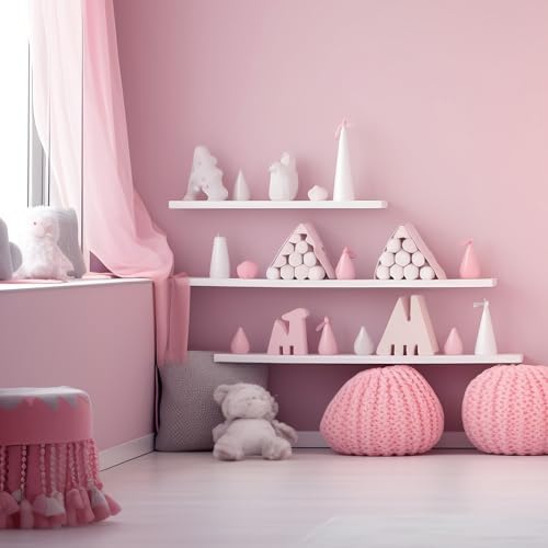 Pink Peel and Stick Wallpaper Solid Pink Contact Paper A Set of 15.7"x472" - Image 6