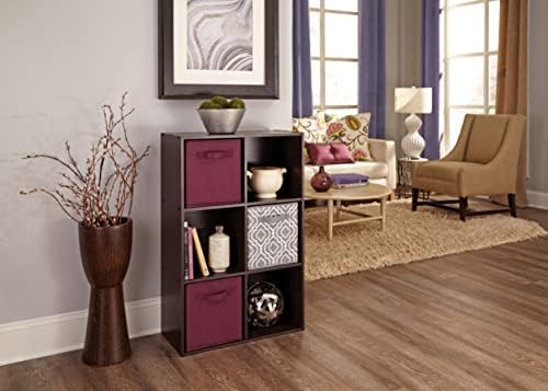 ClosetMaid Cubeicals 6 Cube Storage Shelf Organizer Bookshelf, Vertical or - Image 2