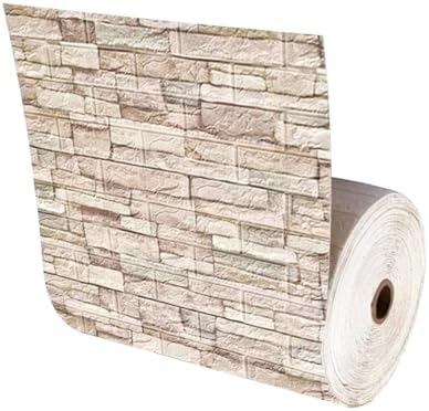 Waterproof Wall Panels 27.5" x 118" Faux Brick Wallpaper Peel and Stick Art by homeemoh