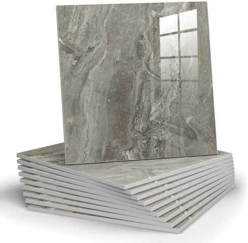 Chejiaye 22pcs Marble Peel and Stick Backsplash Waterproof Washroom Wall Panels by Chejiaye
