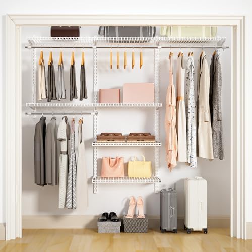 Sturdy Closet Organizer System: 6.5 Ft. Custom Metal Wire Shelving - Image 2