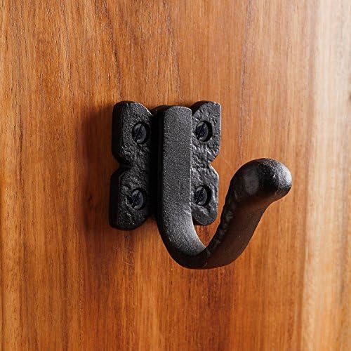 Renovators Supply Manufacturing Elephant Trunk Wall Hook, Cast Iron Black - Image 2