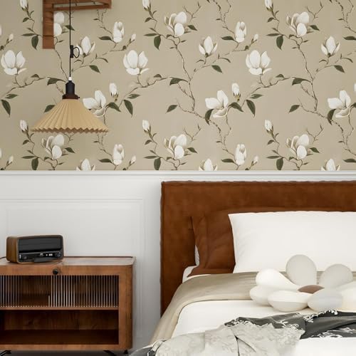 Laatse Vintage Leaf Wallpaper Peel and Stick 17.5" x 118" - Image 6