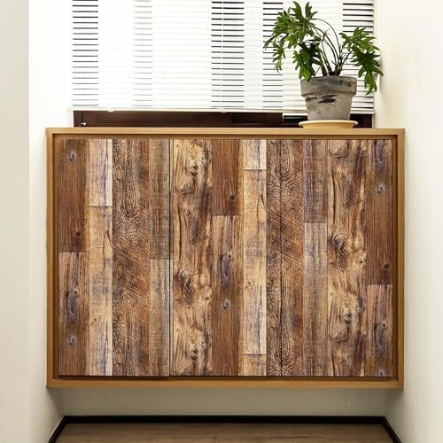 Yun-aeon Natural Wood-Brown Contact Paper Peel and Stick Wallpaper - Image 3