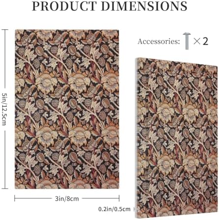 Light Switch Cover Plate Vintage William Morris Floral Plants 1 Gang No Device - Image 5