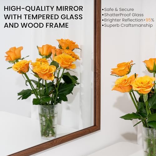 20"x30" Arch Wall Mirror for Wall, Wall Mounted Vanity Mirror for Bedroom - Image 3