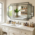 59"x30" Large Rectangle Beveled Mirror by ReflectPerfectionEveryDay