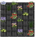 36 Pockets Hanging Planter Bags, Hanging Vertical Wall Mounted Plant Planting by Pehciroe