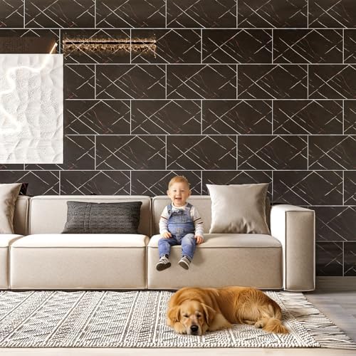 Marble Peel and Stick Backsplash 23.6 x11.8 in - Image 4